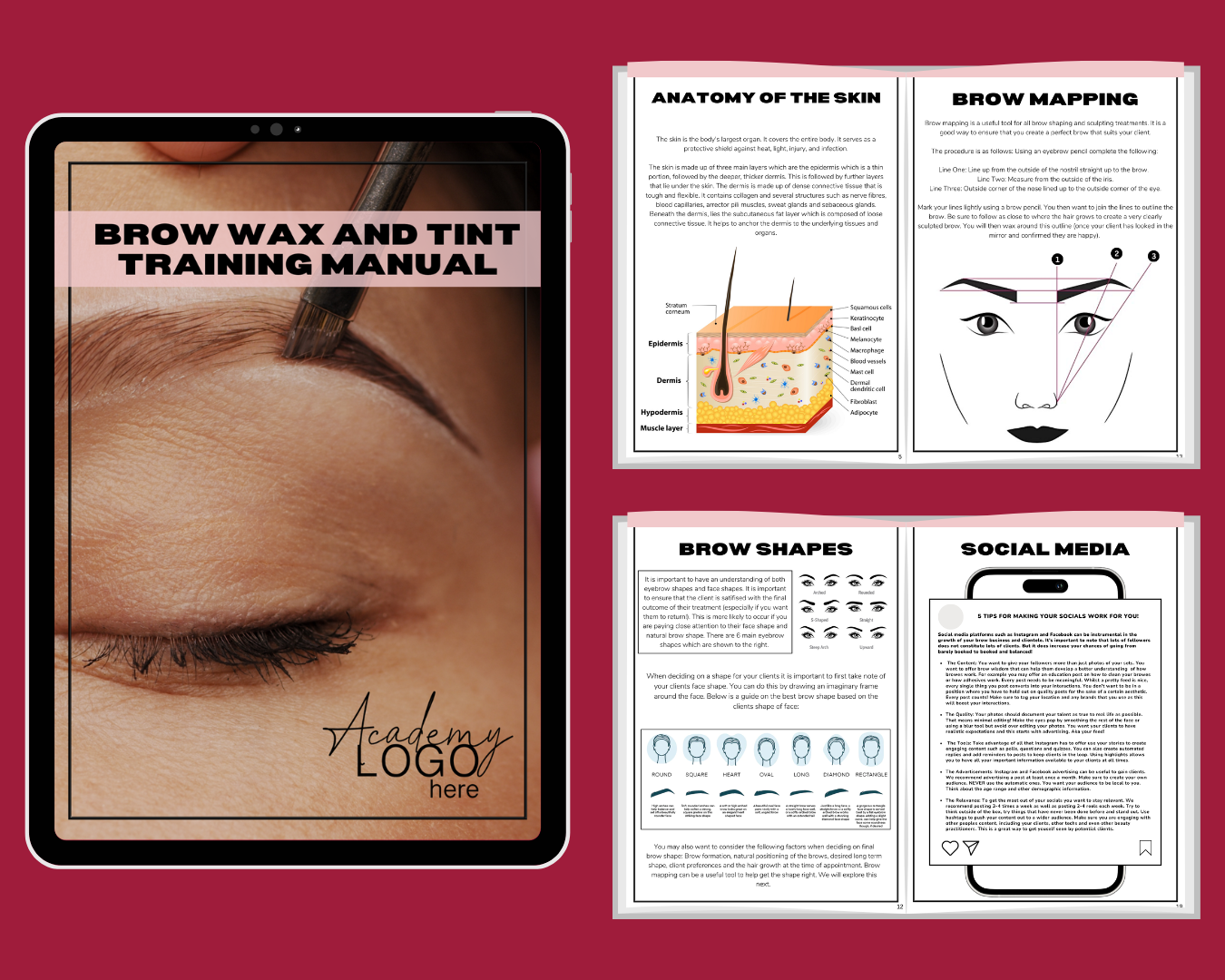 Brow Wax and Tint Manual